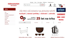 Desktop Screenshot of elektromarket.cz