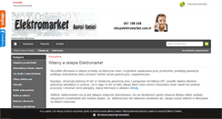 Desktop Screenshot of elektromarket.com.pl