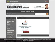 Tablet Screenshot of elektromarket.com.pl